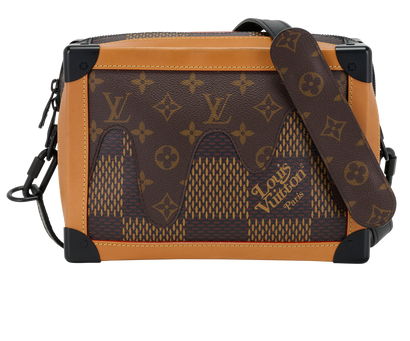 Soft Trunk, &pound;1,700, Handbags, Brown, Canvas, Front view